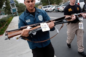 Police confiscate guns